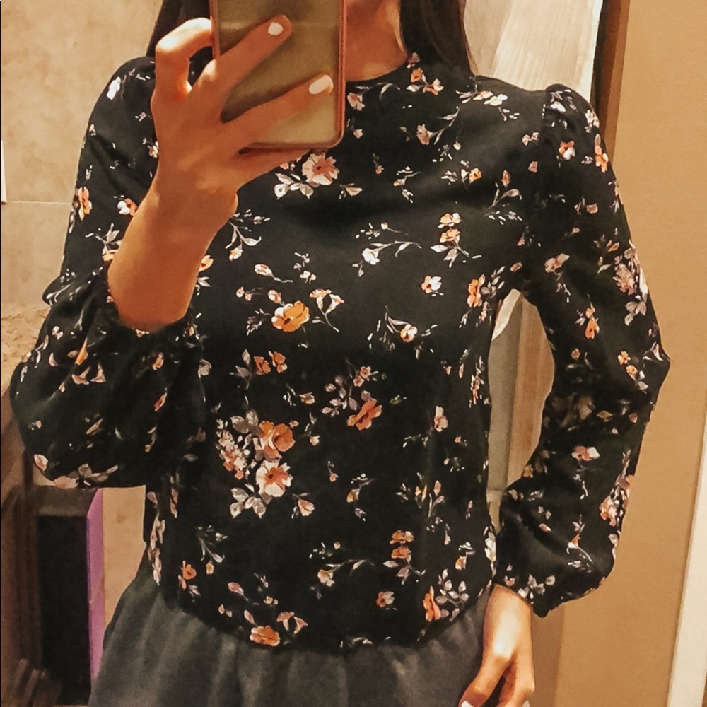 Floral Abound blouse